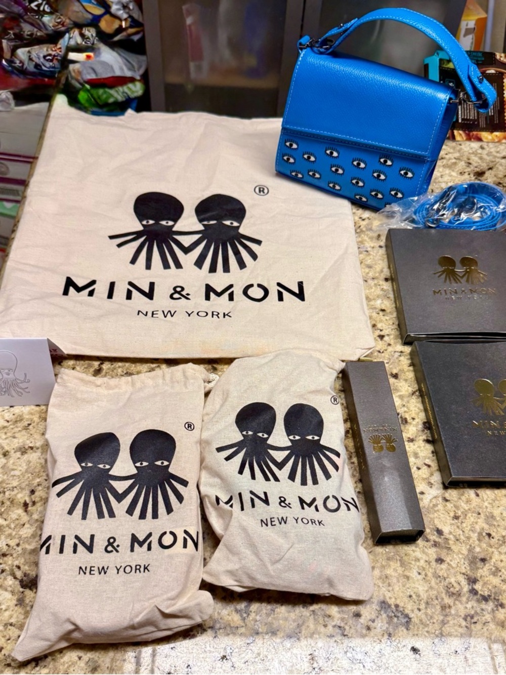 Min & Mon Purse and Accessories Set